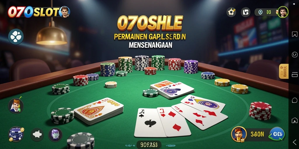 Screenshot 070SLOT menampilkan gameplay Gaple yang seru dan interaktif.