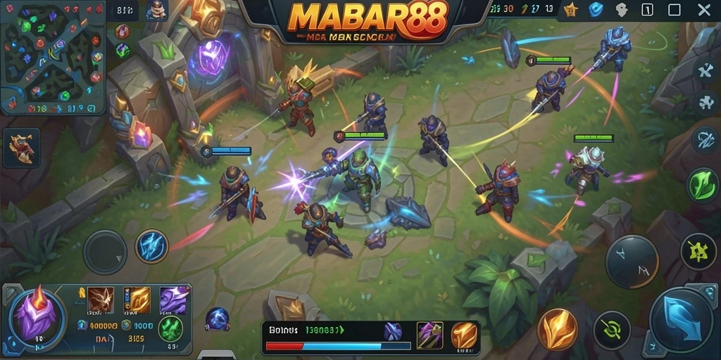 Gameplay seru dan mendebarkan dalam MABAR88.