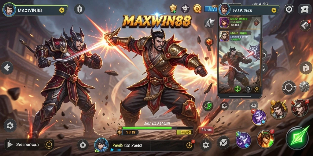Gameplay menegangkan di MAXWIN88 dengan grafis indah.