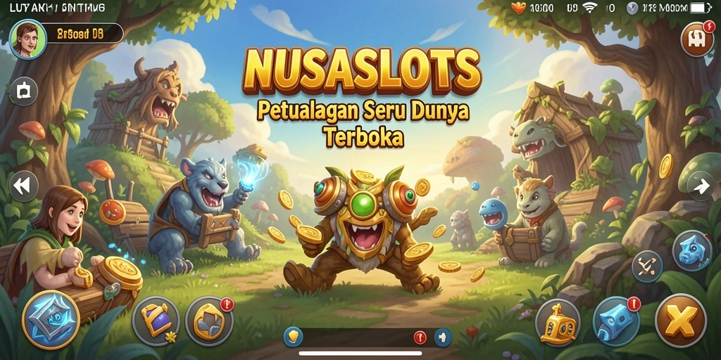 Gameplay menyenangkan di dunia terbuka NUSASLOTS dengan tema slot yang bervariasi.